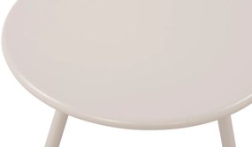 Konferenčný stolík Berea - v40 x Ø50 cm - Svetlo sivá