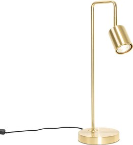 Inteligentná stolná lampa mosadzná nastaviteľná vrátane wifi GU10 - Jav