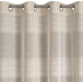 ZÁVES NA KRÚŽKOCH MARGARET 140X250 CM BÉŽOVÁ