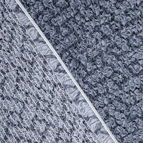 Bielastické poťahy VENEZIA modrá kreslo ušiak (š. 60 - 110 cm)