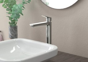 Hansgrohe Logis, umývadlová batéria Fine 240, s výpustom, EcoSmart, chrómová, HAN-71257000