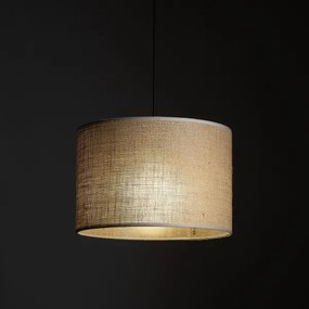 Luster na lanku do lištového systému TRACER 1xE27/15W/230V pr. 30 cm čierna/hnedá