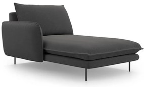 Tmavosivá leňoška Cosmopolitan Design Vienna, ľavý roh