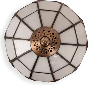 Brilagi - Tiffany vitrážová stolná lampa SIENNA 1xE27/60W/230V