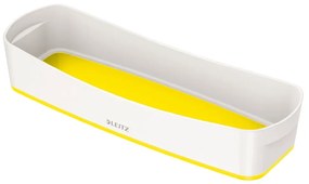 Bielo-žltý plastový organizér na písacie potreby MyBox - Leitz