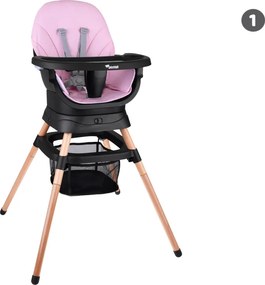 JOKOMISIADA Multifunkčné otočné detské kresielko na kŕmenie 6 v 1 ZA5659