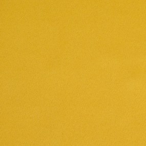 Horčicový zatemňovací záves na krúžkoch PARISA 135x250 cm
