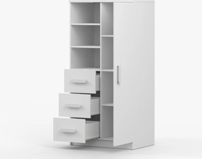 Regál SMYK - biely (viac variant)