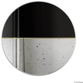 Zrkadlo Demi Black Vintage Rozmer: Ø 100 cm