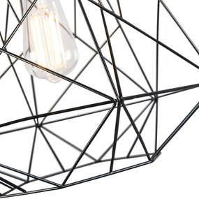 Inteligentné priemyselné závesné svietidlo čierne vrátane wifi ST64 - Framework Basic