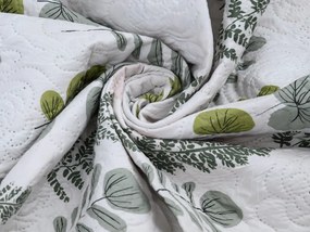 Prehoz na posteľ SCANDI NATURE, zelený Rozmer: 170 x 210 cm