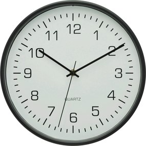 XXXLutz RÁDIOM RIADENÉ HODINY čierna, biela 30 cm Ambia Home - Hodiny - 0090070003