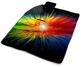 Sablio Plážová deka Farebná explózia: 200x140 cm
