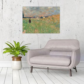 Obraz - Georges Seurat, A Summer Landscape, reprodukcia (70x50 cm)