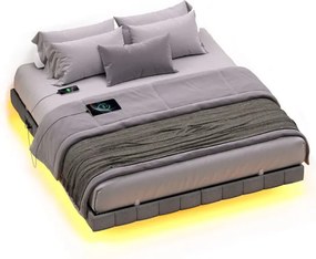 Manželská posteľ s LED podsvietením 160x200cm RMBB35165G101