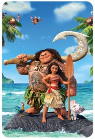 Textilná nálepka na stenu "Vaiana 2"