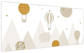 Obraz - Lietajúce balóny (120x50 cm)