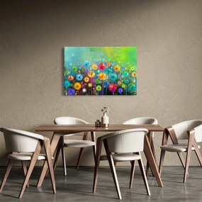 Obraz - Abstraktné kvety (90x60 cm)