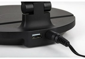 Rabalux 74198 smart stolná LED lampa Isak, čierna