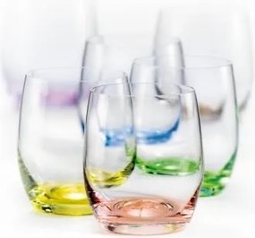 VÝPREDAJ Crystalex Farebné poháre Club Rainbow 300 ml