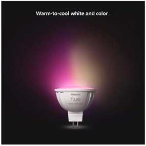 LED RGBW Stmievateľná žiarovka Philips Hue WACA GU5,3/MR16/6,3W/12V 2000-6500K