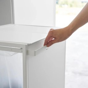 Biely kovový odpadkový kôš na triedený odpad Tower – YAMAZAKI