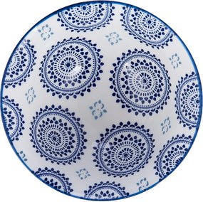 ORNAMENTS Miska 240 ml - modrá/zelená