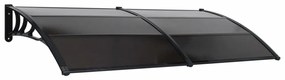 Strieška nad dvere 240 x 100 cm polykarbonát Dekorhome