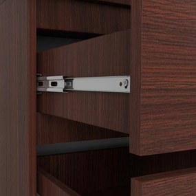 Šatníková skriňa Safwan (wenge). Akcia -20%. Vlastná spoľahlivá doprava až k Vám domov. 1128798