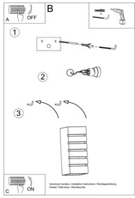 Nástenné svietidlo SAMIR 1xE27/60W/230V biela