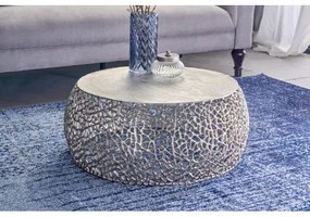 Konferenčný stôl Leaf 43229 Ø75cm Aluminium Silver - Komfort-nábytok