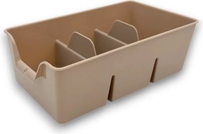 Organizér na korenie vo vrecúškach, zásobník, BEN3 - mocha, 20x14x8