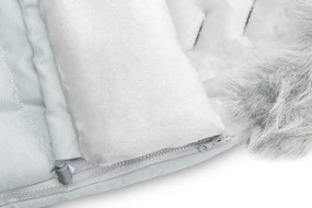 Sensillo Fusak do kočíka Zimný INDIANA 100 x 50 cm Farba: Biela