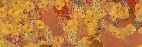 Obraz abstrakcia v štýle G. Klimta - 150x50