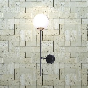 Nástenné svietidlo Isla čierne/patina K-4916 K1