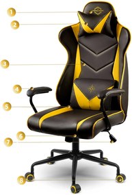 Herná stolička Sofotel Blitzcrank 2592 - žltá