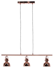 Kondela Visiaca lampa v retro štýle, kov, rose gold, AVIER TYP 4
