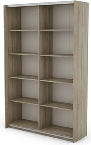 Šatníková skriňa Carlos 125/43 2D, dub sonoma, 125 cm