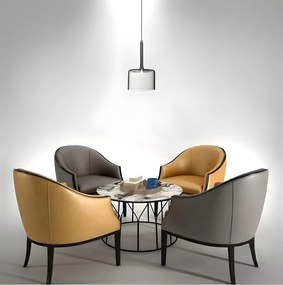 Toolight Toolight, stropné svietidlo 1xG4, APP1701-1CP GREY A, šedé sklo, OSW-04309