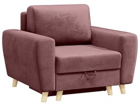 PROXIMA.store - Rozkladacie kreslo - prístelka s roštom MADERA DRUH LÁTKY: CONCEPT - 1