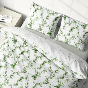 Stanex Krepové obliečky Eukalyptus obojstranný, 140 x 200 cm, 70 x 90 cm, 140 x 200 cm, 70 x 90 cm