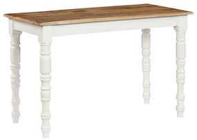Jedálenský stôl 120x60x76 cm masívne mangovníkové drevo 246271