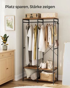 Otvorená šatníková skriňa RGR004B01