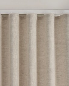 Zaves s riasením WAVE farba produktu béžová látka polopriehľadný, zapletaná, ľanová