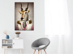 Artgeist Obraz - Antelope Jessica (1 Part) Vertical Veľkosť: 20x30, Verzia: Na talianskom plátne