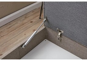 Antracitová rohová pohovka (ľavý roh) Eva – Balcab Home