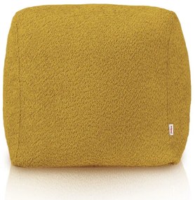 Taburetka Boucle horčičová