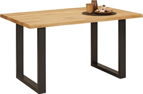 XXXLutz JEDÁLENSKÝ STÔL, divoký dub, farba duba, 140/90/75 cm Zandiara - Stoly - 001416000701