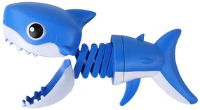 Lean Toys Detská pištoľ - vystreľovací žralok modrý