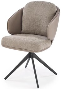 Stolička K554 sivá/svetlosivá